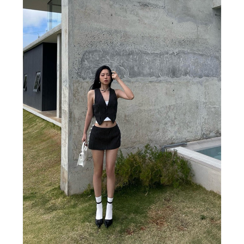 Depass Viola Bow Mini Skirt