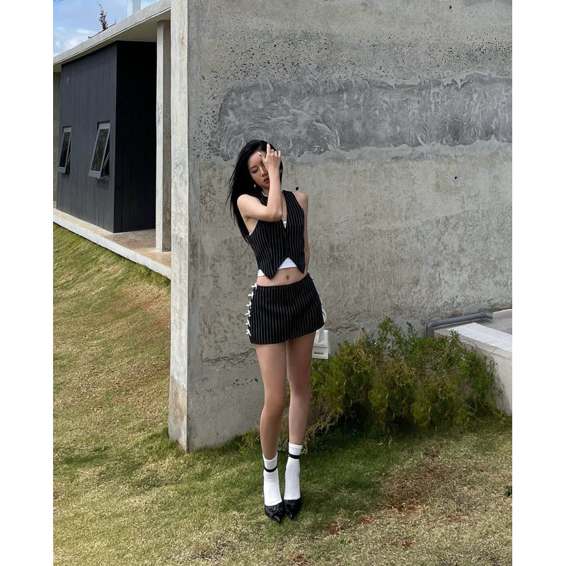 Depass Viola Bow Mini Skirt