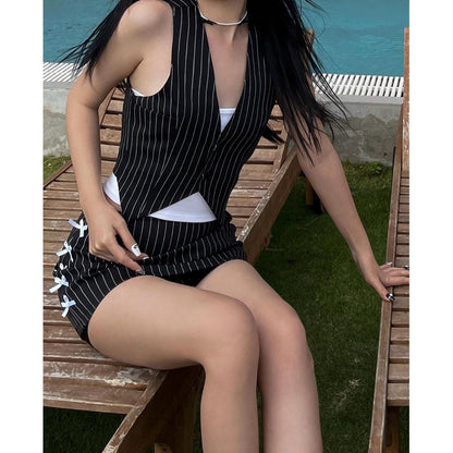 Depass Viola Bow Mini Skirt