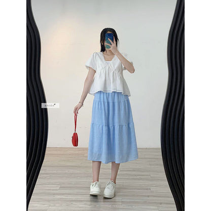 Nhien Vintage Tiered Skirt Bv27 (Pre-order)