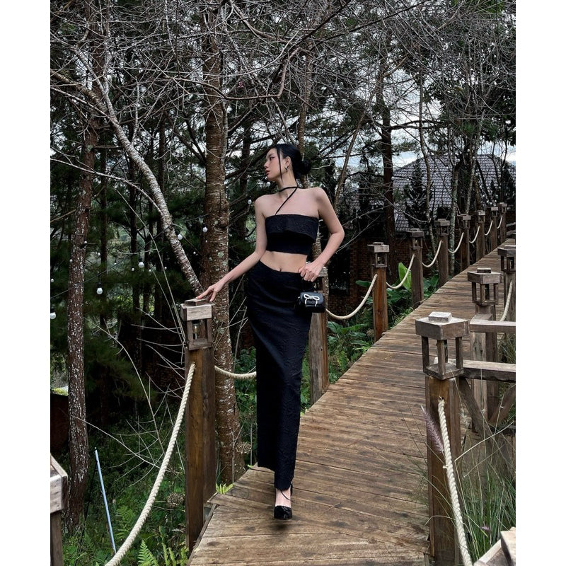 Depass Holly Black Top