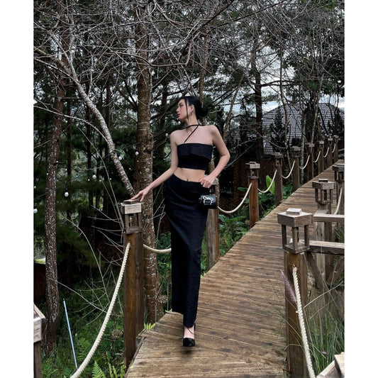 Depass Holly Black Top