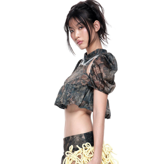 Heartburn.co Dada Camouflage Skirt