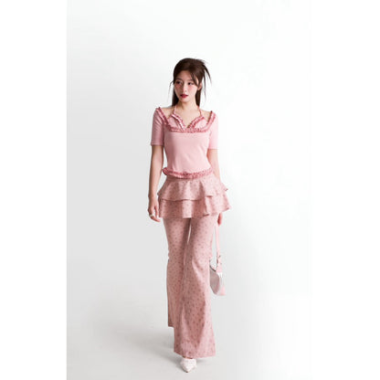 Mania Cutie Sweet Ruffle Pants