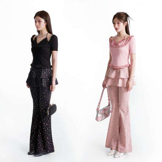 Mania Cutie Sweet Ruffle Pants