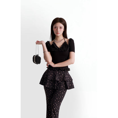 Mania Cutie Sweet Ruffle Pants