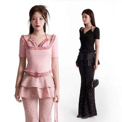 Mania Cutie Sweet Ruffle Pants