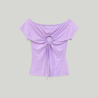 Nakedbyv Cut-Out Heart Top (Pre-order)