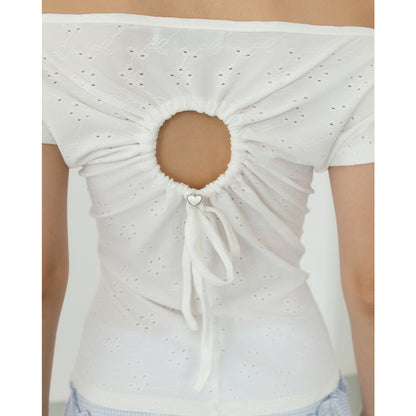 Nakedbyv Cut-Out Heart Top (Pre-order)