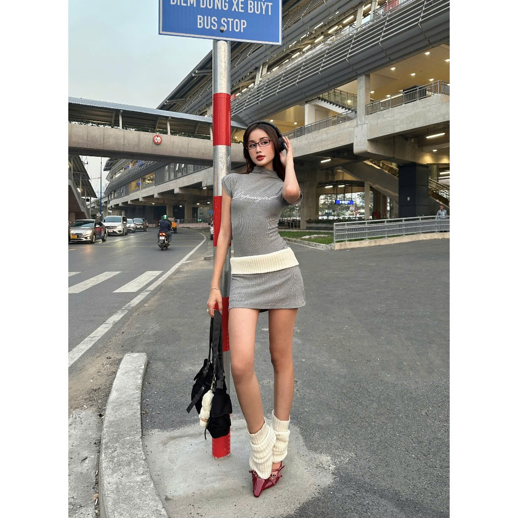 Depass Degirl Gray Skirt