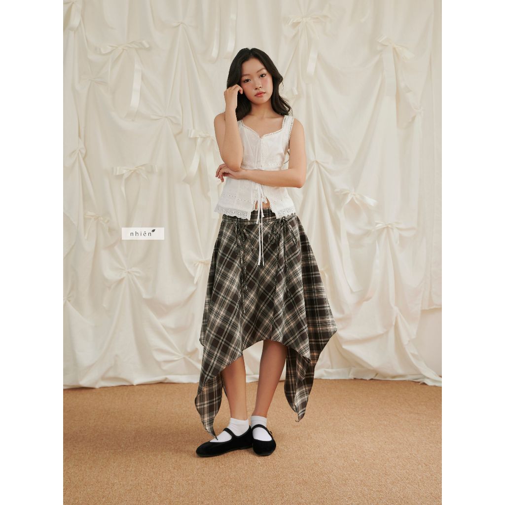 Nhien Vintage Retoro Skirt (Pre-order)