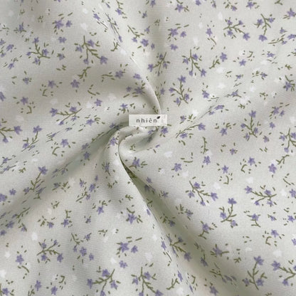 Nhien Vintage Floral Midi Skirt (Pre-order)