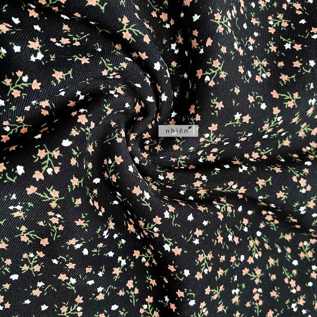 Nhien Vintage Floral Midi Skirt (Pre-order)