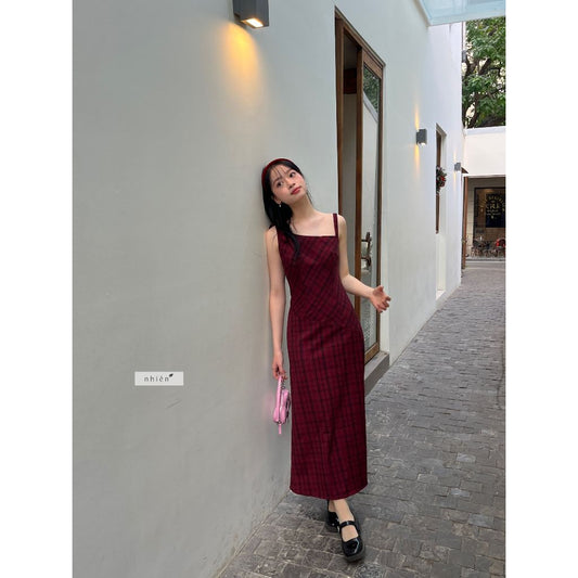 Nhien Vintage Ribred Dress