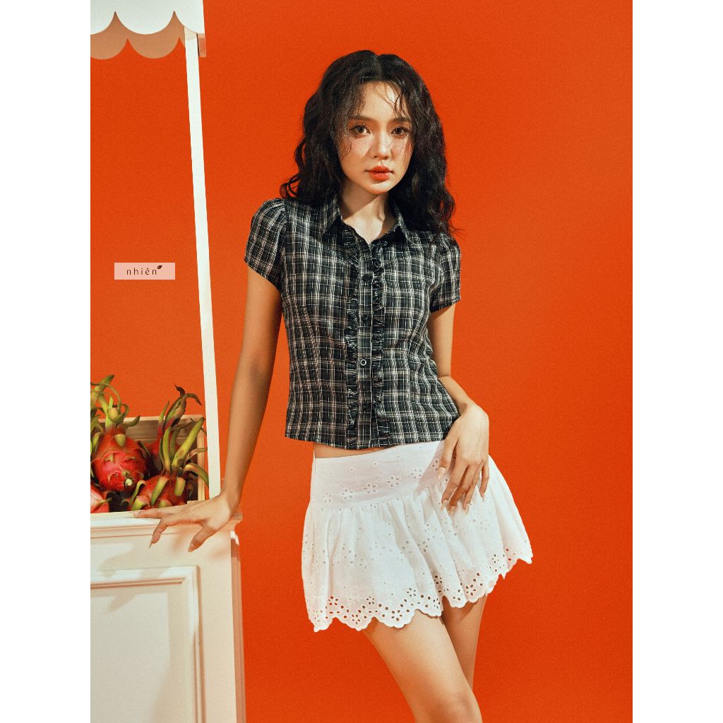 Nhien Vintage Lacy Skirt (Pre-order)