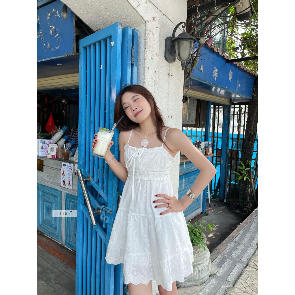 Nhien Vintage Milky Dress (Pre-order)