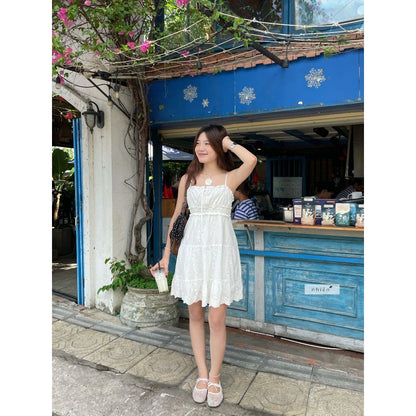 Nhien Vintage Milky Dress (Pre-order)