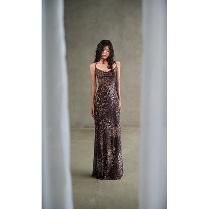 Madebykinh Leopard Sheer Dress