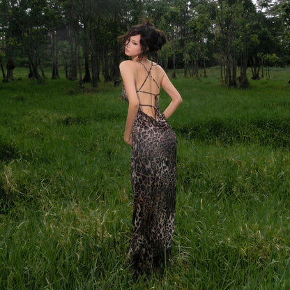 Madebykinh Leopard Sheer Dress