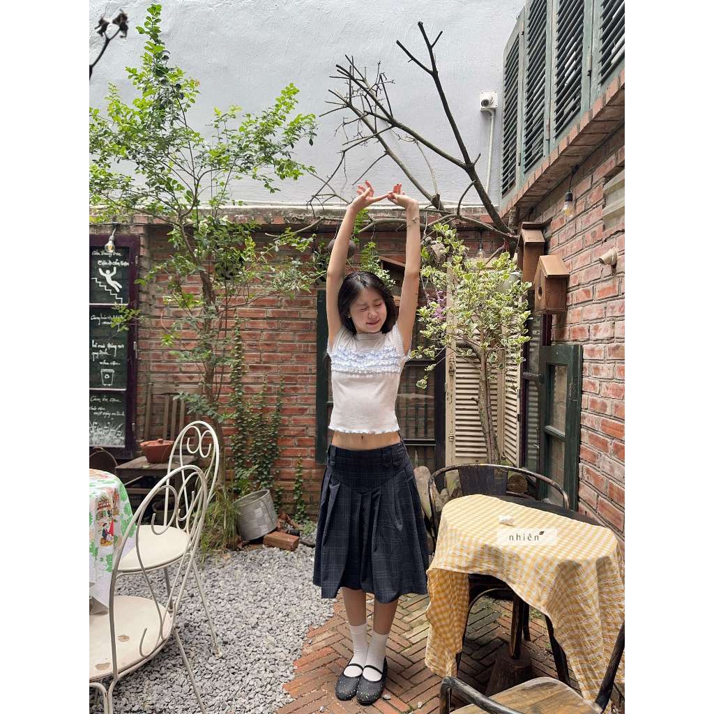 Nhien Vintage Babble Top (Pre-order)