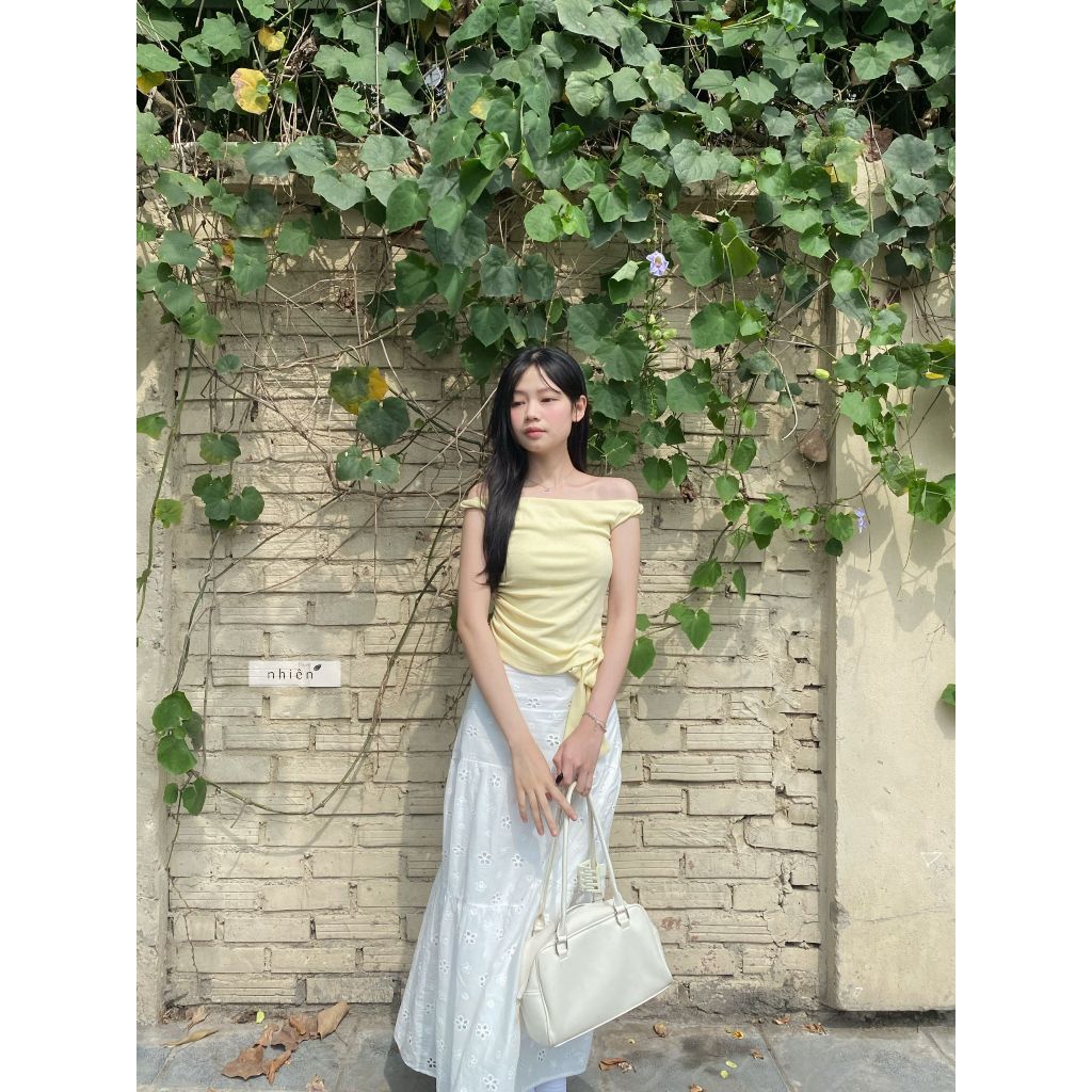 Nhien Vintage Blossom Top (Pre-order)