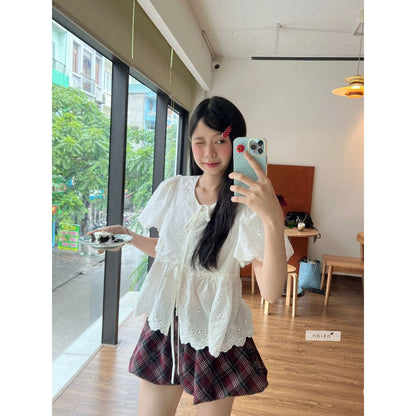 Nhien Vintage Fleur Top (Pre-order)