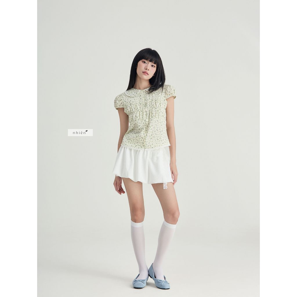 Nhien Vintage Daisy Top (Pre-order)