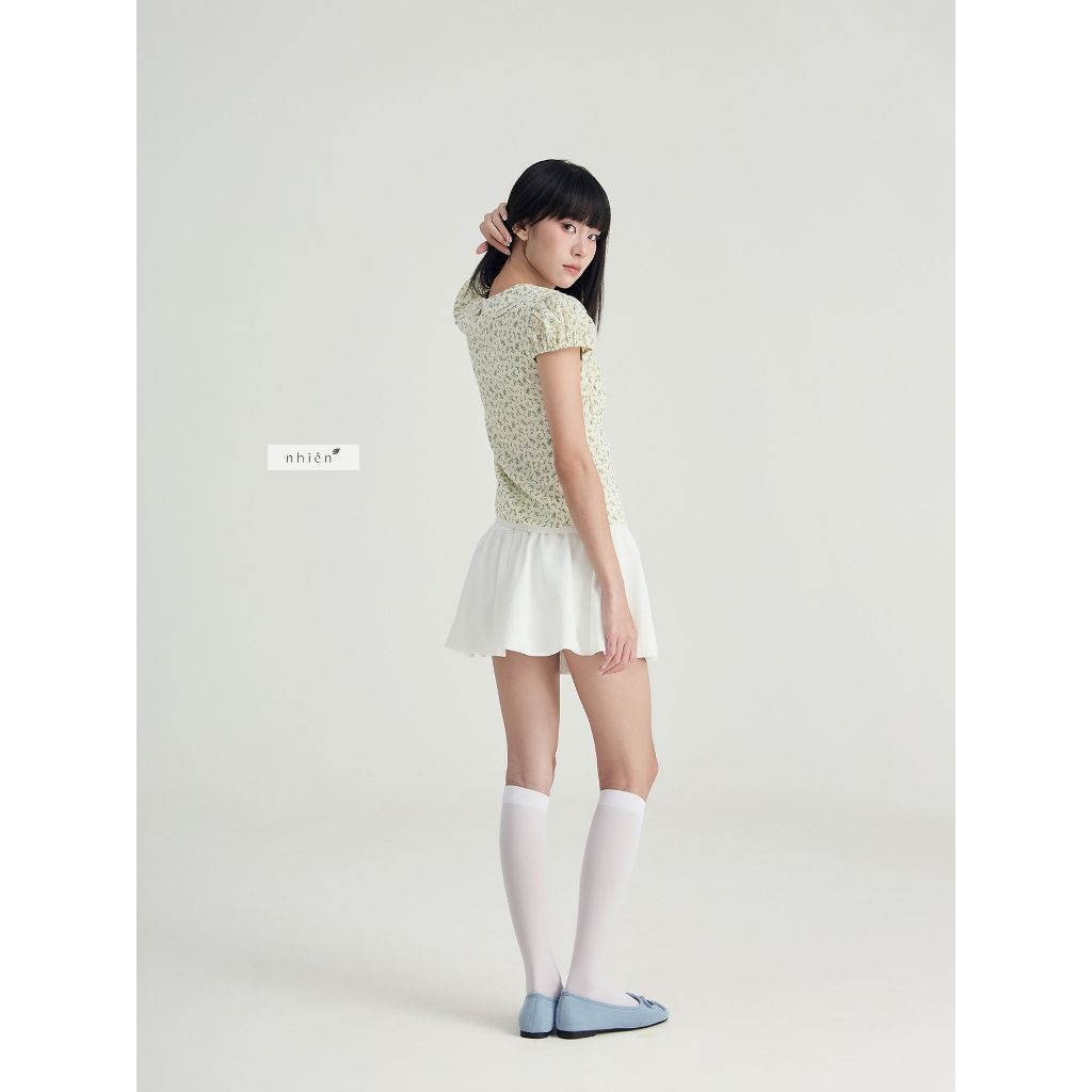 Nhien Vintage Daisy Top (Pre-order)