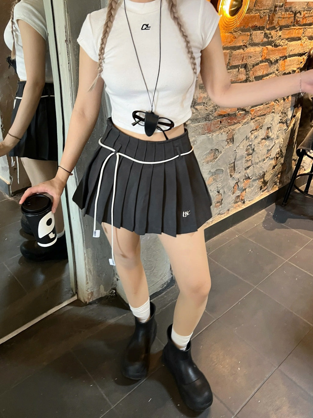 Bycamcam Pleated Mini Skort