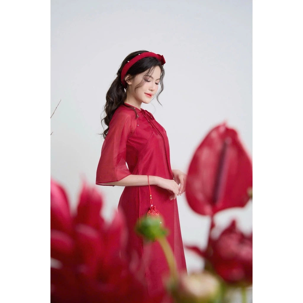 Aguja Kieu Quyen Four-Panel Ao Dai (Pre-order)