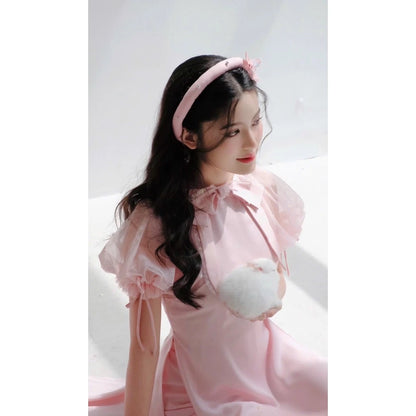 Aguja An Cat Pink Ao Dai (Pre-order)
