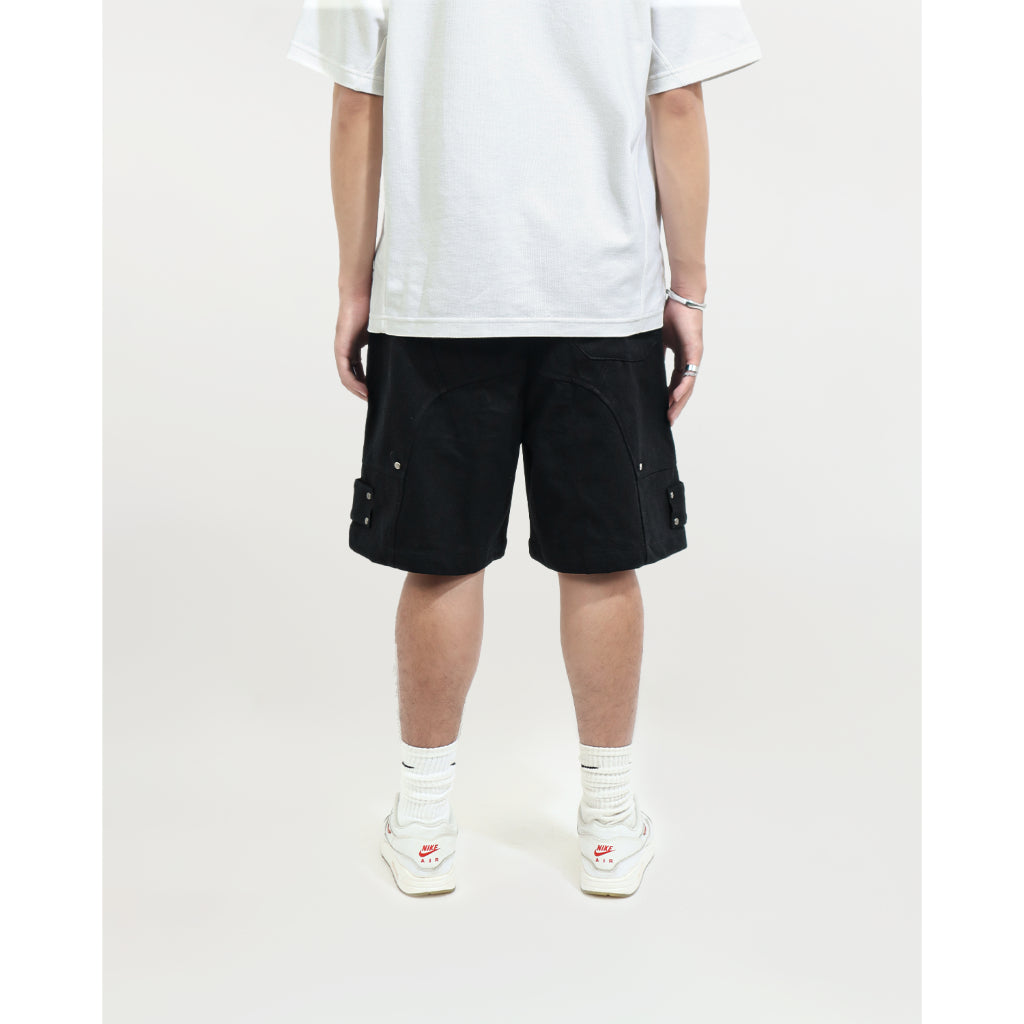 Now Saigon Button Khaki Shorts