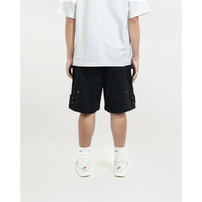 Now Saigon Button Khaki Shorts