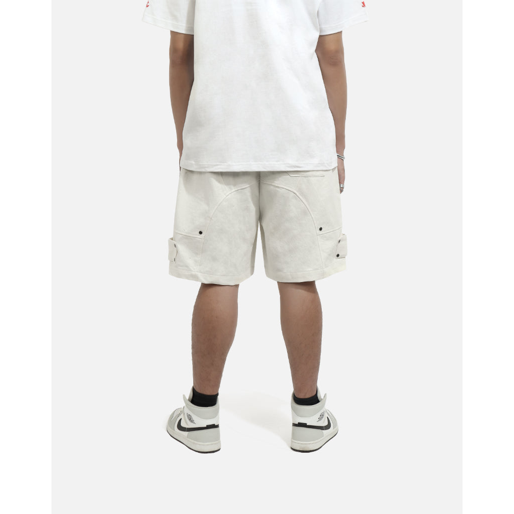 Now Saigon Button Khaki Shorts