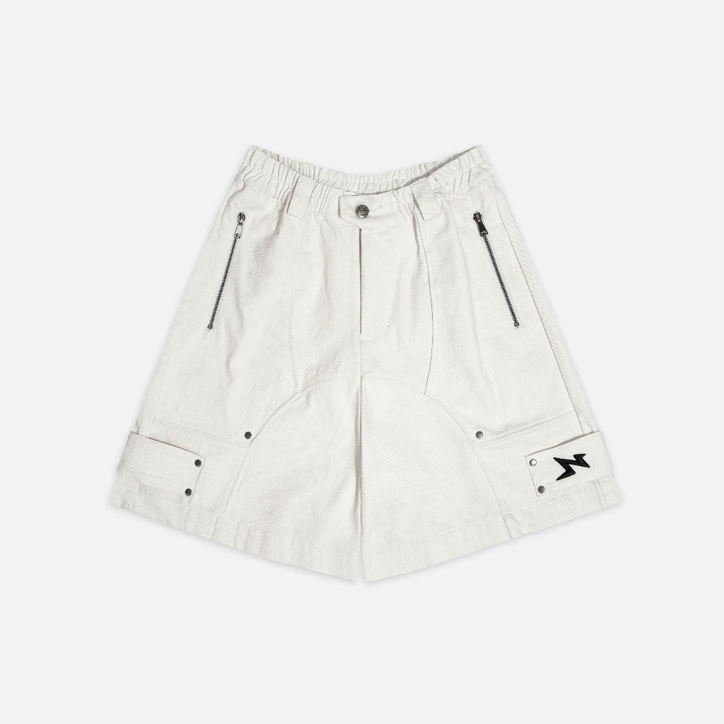 Now Saigon Button Khaki Shorts