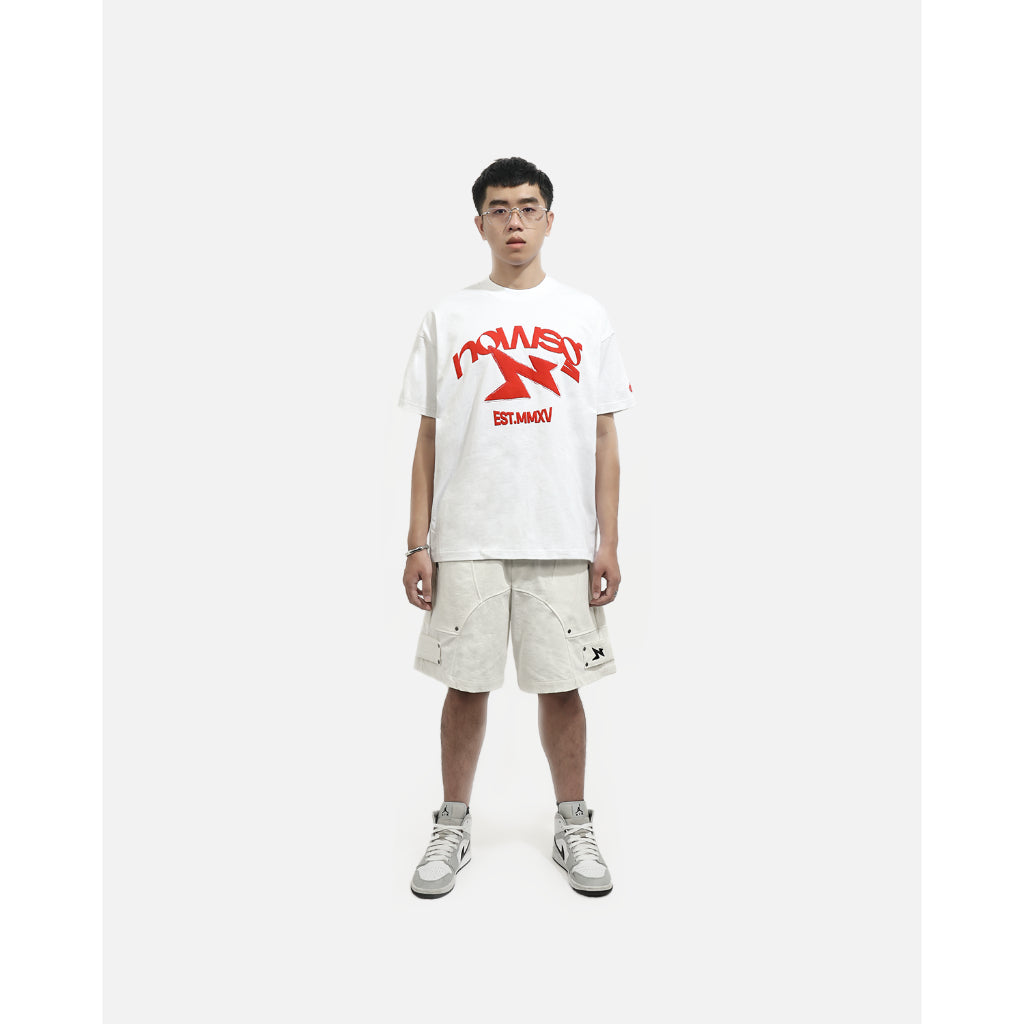 Now Saigon Button Khaki Shorts