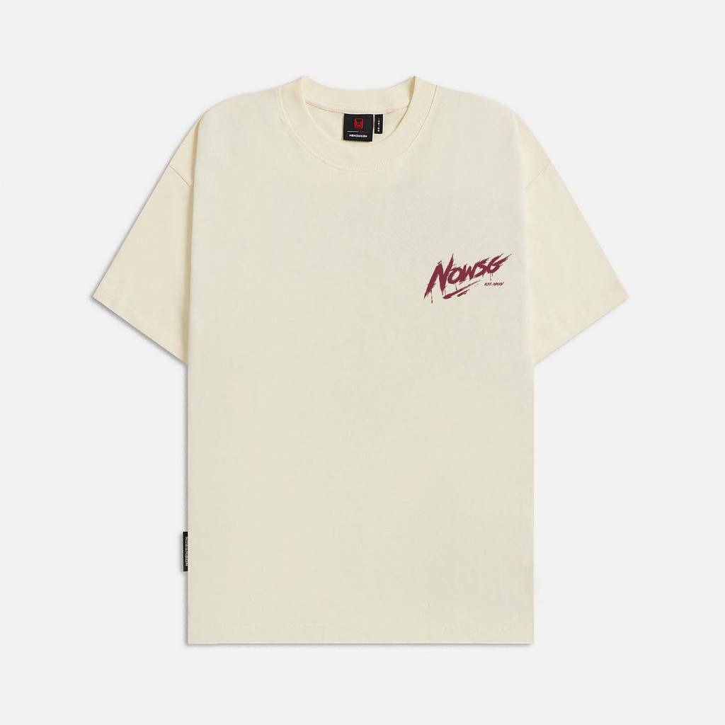 Now Saigon Needs Of Wisdom Signature Tee - Cream