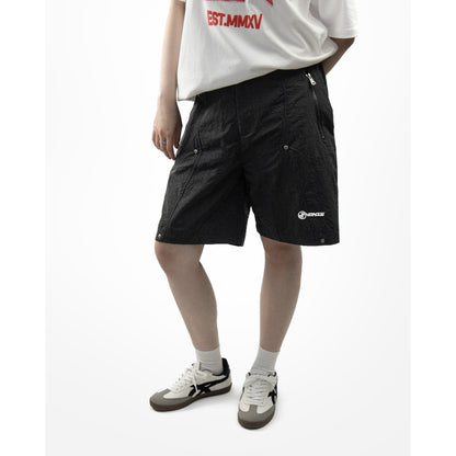 Now Saigon Button Nylon Shorts
