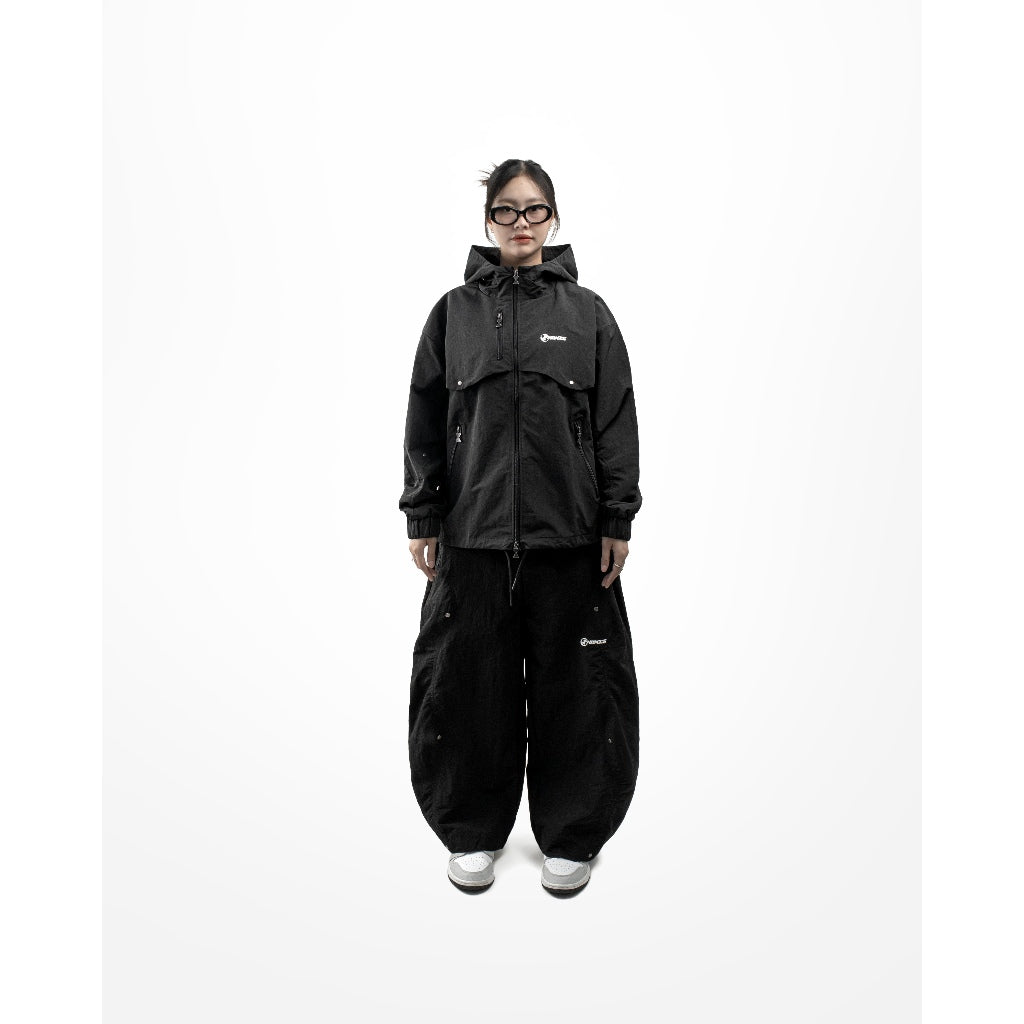 Now Saigon Button Windbreaker Jacket