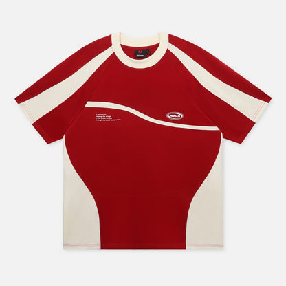 Now Saigon Needs Of Wisdom Mixed Boxy Raglan Tee