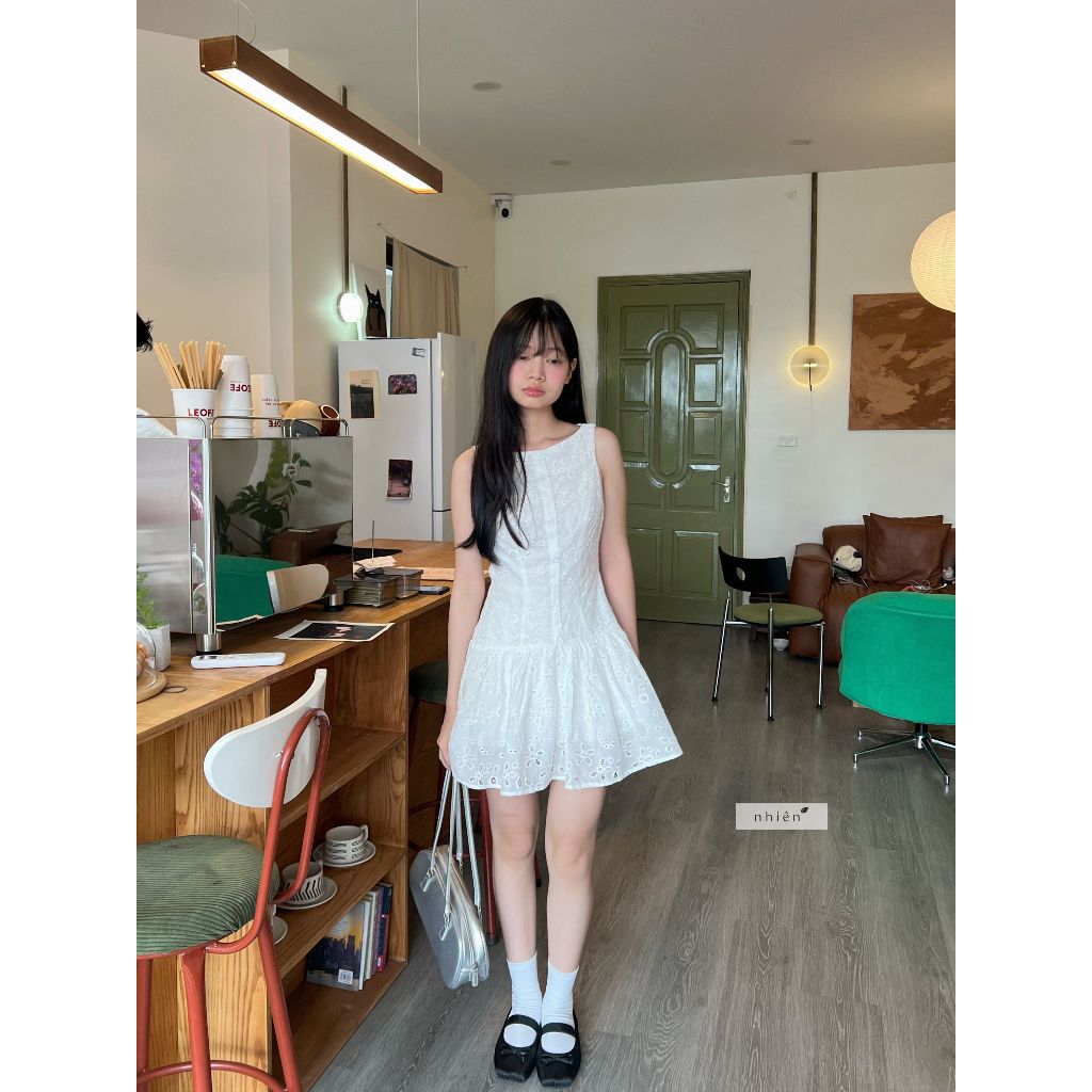 Nhien Vintage Whispering Dress (Pre-order)