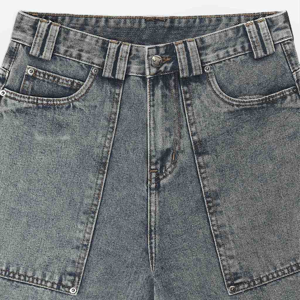Now Saigon Wide Fit Denim Shorts