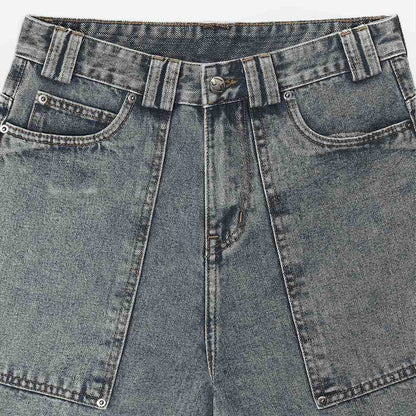Now Saigon Wide Fit Denim Shorts