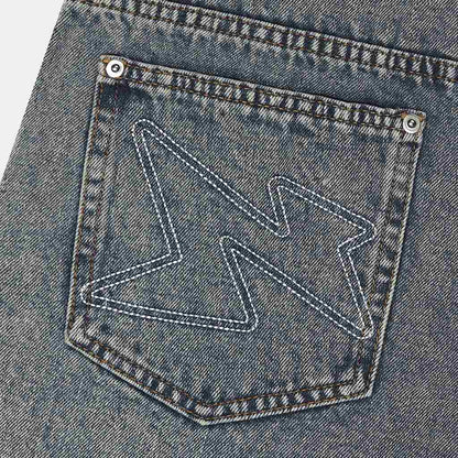 Now Saigon Wide Fit Denim Shorts