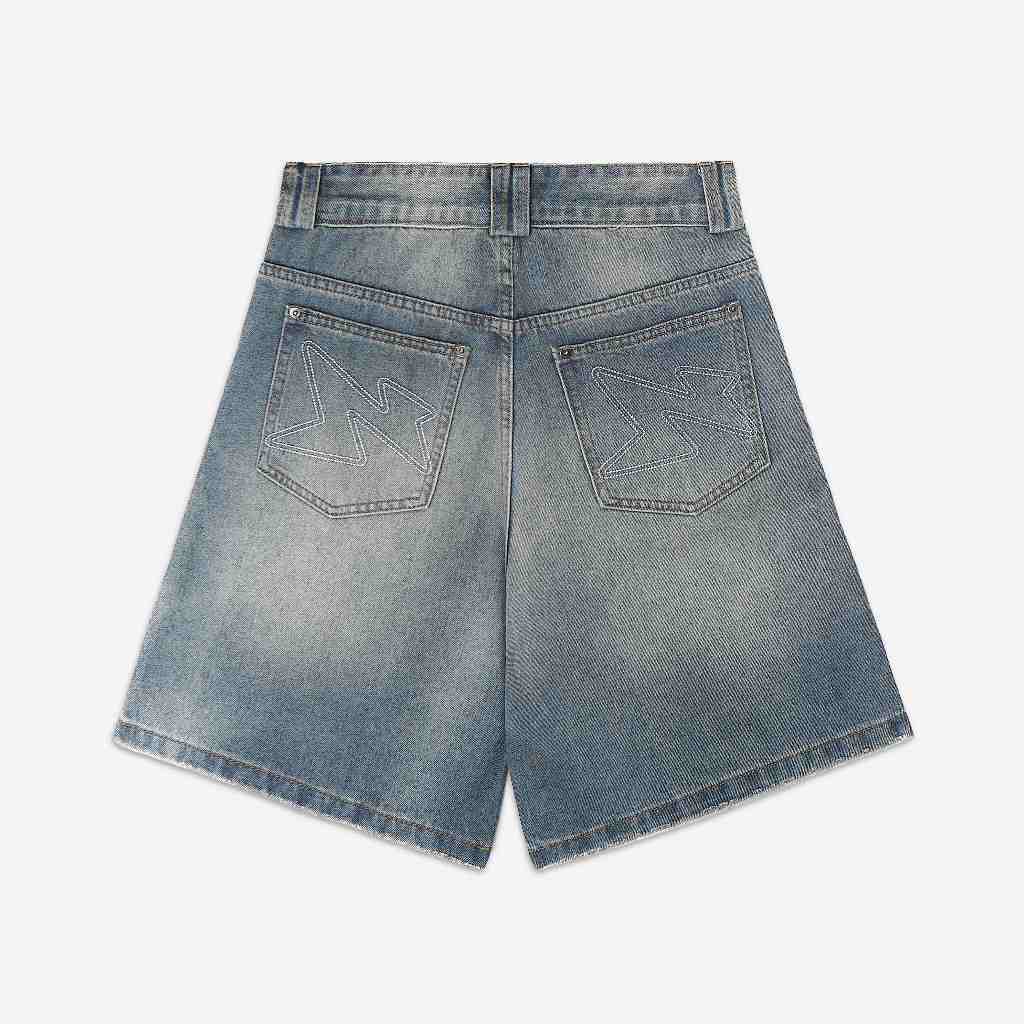 Now Saigon Wide Fit Denim Shorts