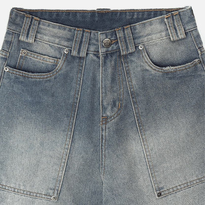Now Saigon Wide Fit Denim Shorts