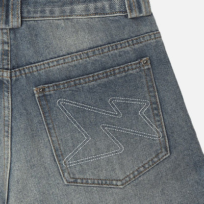 Now Saigon Wide Fit Denim Shorts