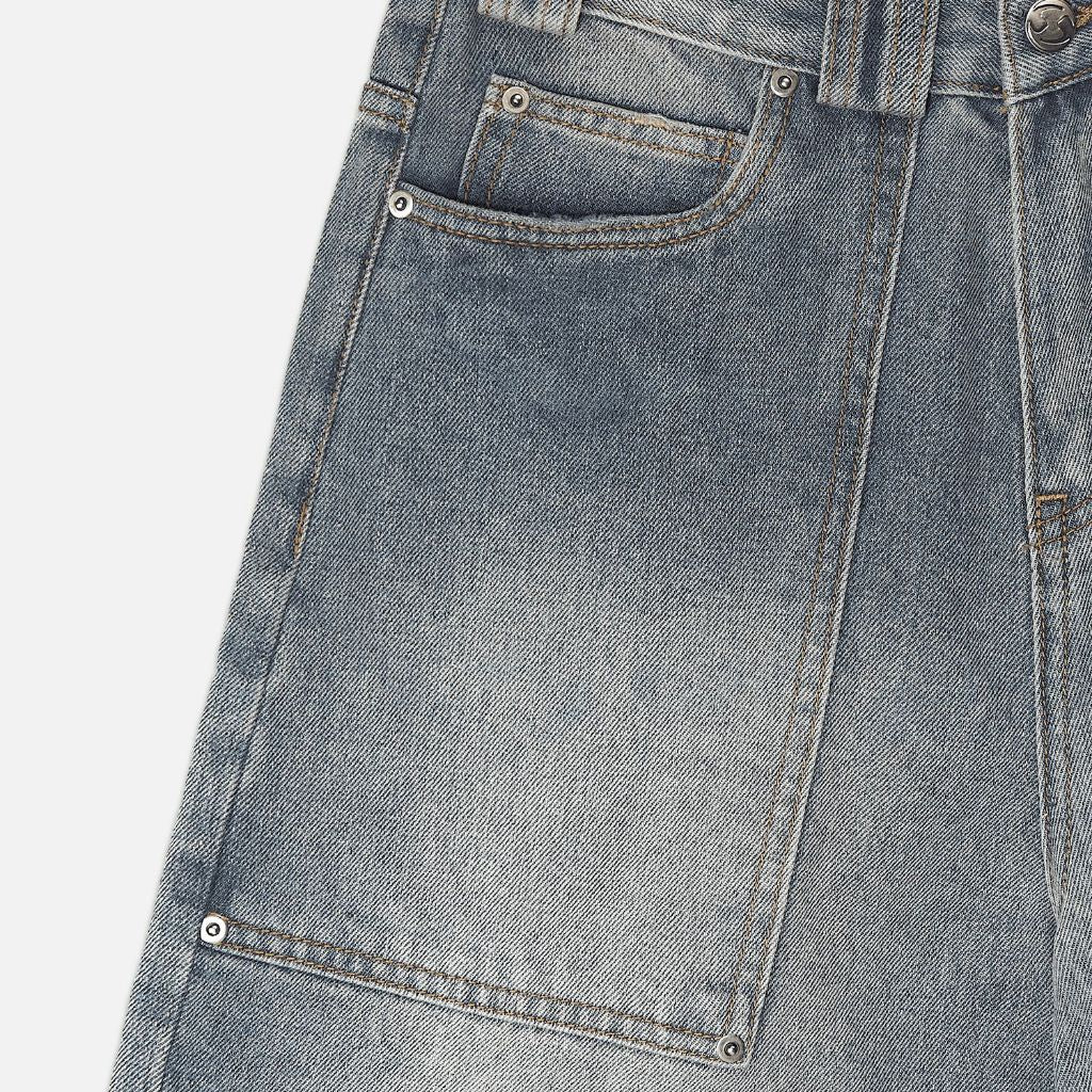Now Saigon Wide Fit Denim Shorts