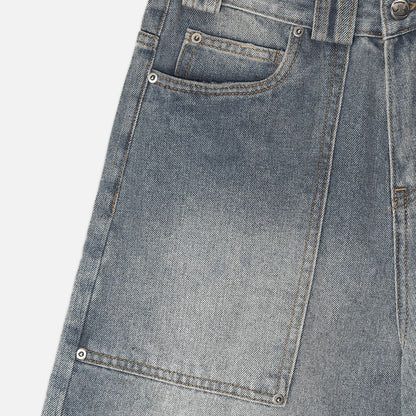 Now Saigon Wide Fit Denim Shorts