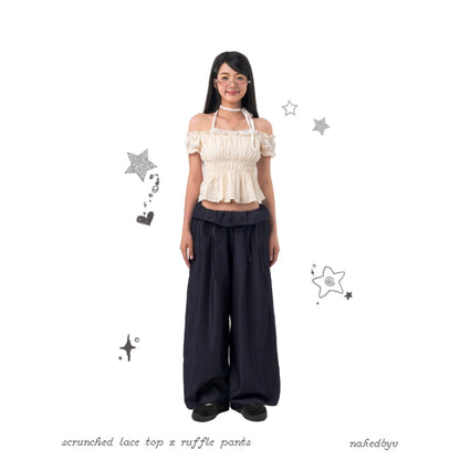 Nakedbyv Ruffle Pants (Pre-order)